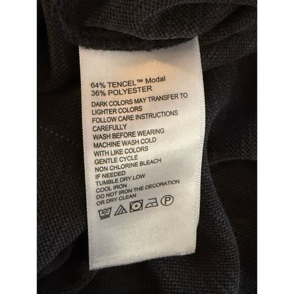 Tommy Bahama TENCEL™ Modal Quarter-Zip Pullover – Black , XXL NWT - Picture 10 of 10